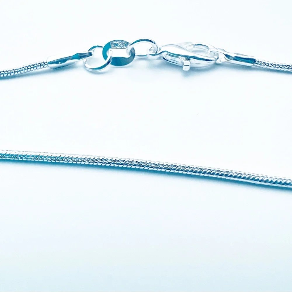 Large Lapis Lazuli Pendant Necklace Sterling Silver 925 Marquise Vintage Antique - Picture 10 of 11